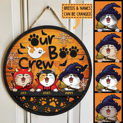 Halloween Welcome Door Signs, Halloween Costume Welcome Signs, Our Boo Crew